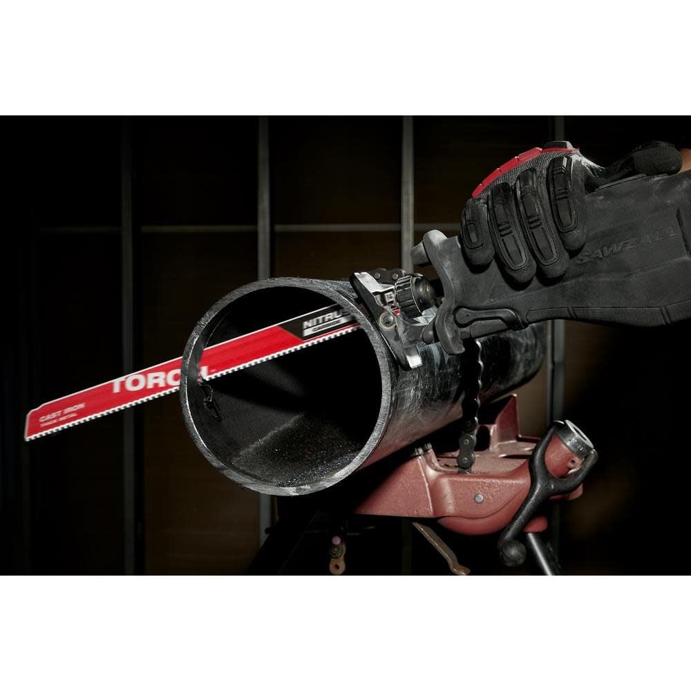 Milwaukee 12inch 7tpi The Torch For Cast Iron With Nitrus Carbide 5pk 48 00 5563 - Image 12