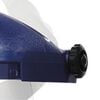 Sellstrom Single Crown Safety Face Shield with Pin-Lock Headgear Polycarbonate Window Clear Tint Uncoated Blue Crown, small image number 2