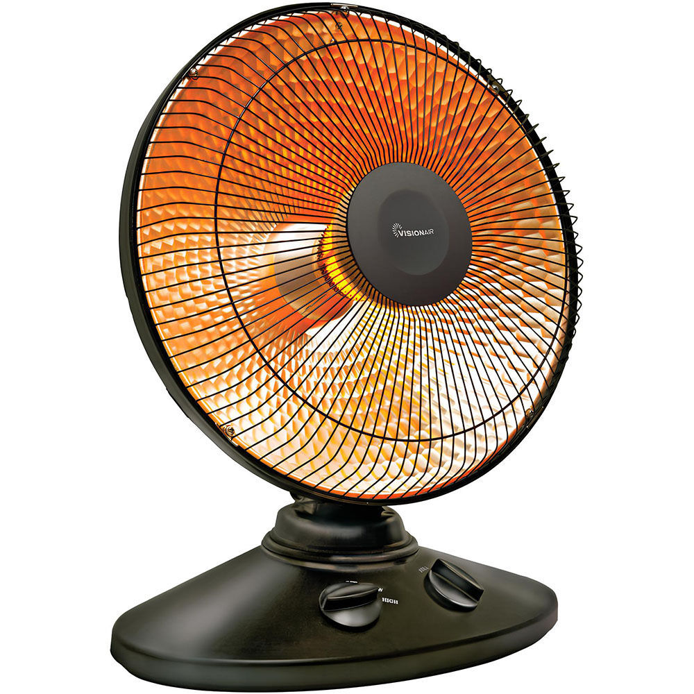 VisionAir 16 In. 700/1000W 3412 Btu 160 Sq-Ft. Radiant Dish Heater, large image number 1