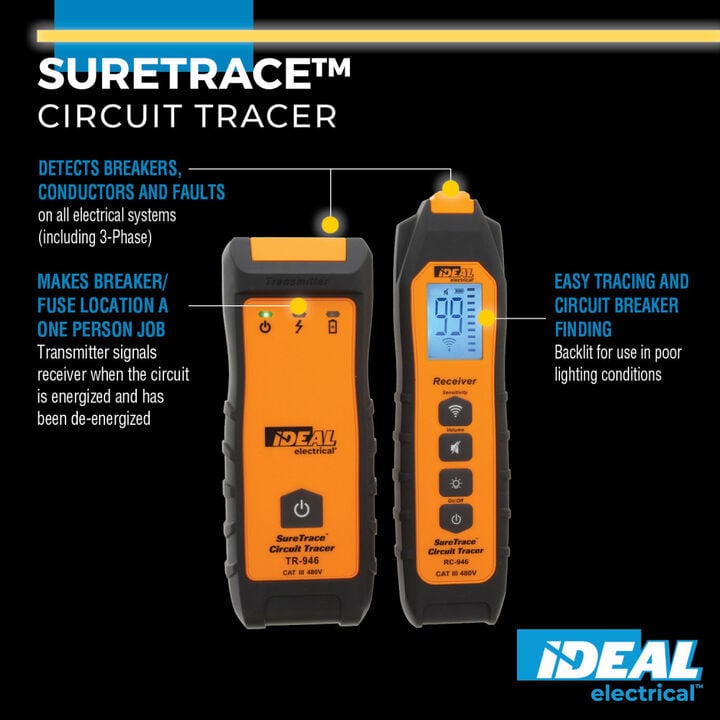 Ideal Industries SureTrace Circuit Tracer 0-480V AC/DC, large image number 1
