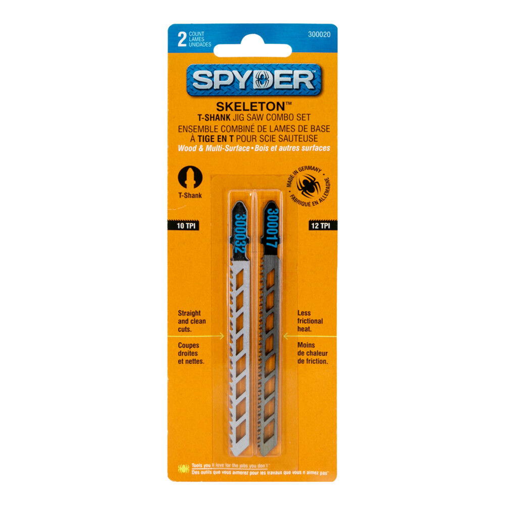 Spyder Jig Saw Blade Set for Wood, Skeleton, 8 Pieces, large image number 7