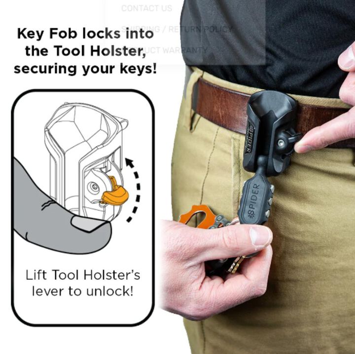 Spider Tool Holster Key Fob, large image number 4
