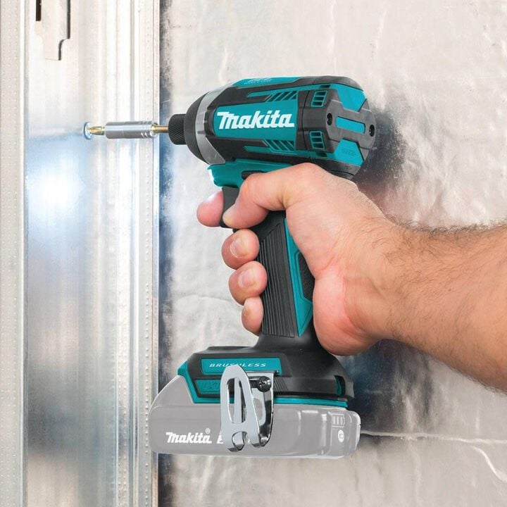Makita 18V LXT Lithium-Ion Brushless Cordless 3 Speed Impact Driver (Tool Only) & ImpactX 100 pc. Driver Bit Set Bundle, large image number 4