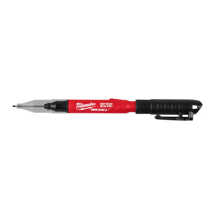 Milwaukee INKZALL 2 IN 1 Deep Reach Ultra Fine Point Black Jobsite Marker