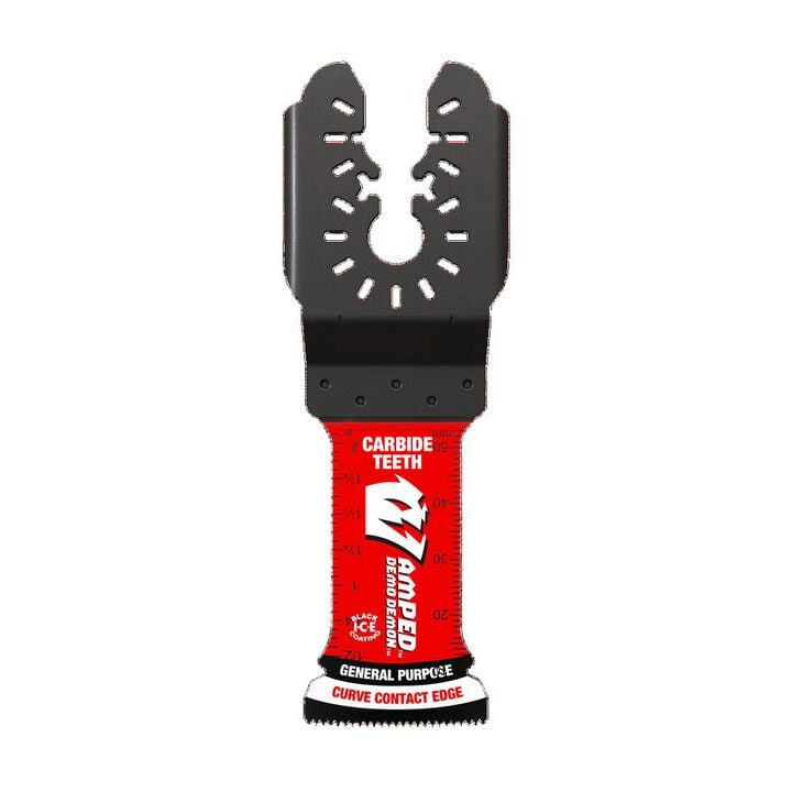 Diablo Tools 1-1/4 Inch x 2-1/8 Inch AMPED Universal Fit Oscillating Blade for General Purpose Cuts, 10 Pieces