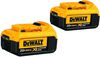 DEWALT 20V MAX 20V 4Ah Lithium Ion Power Tool Battery Pack with Fuel Indicator (2 Pack), small image number 2