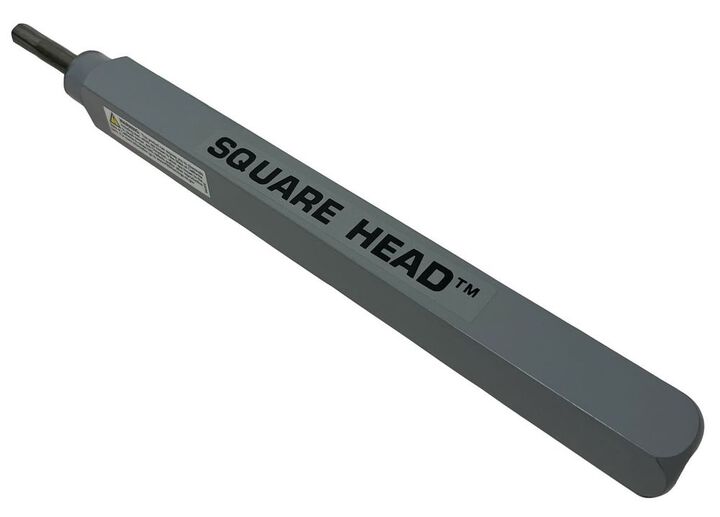Wyco 1 In. Square Head for Concrete Vibrator, large image number 1
