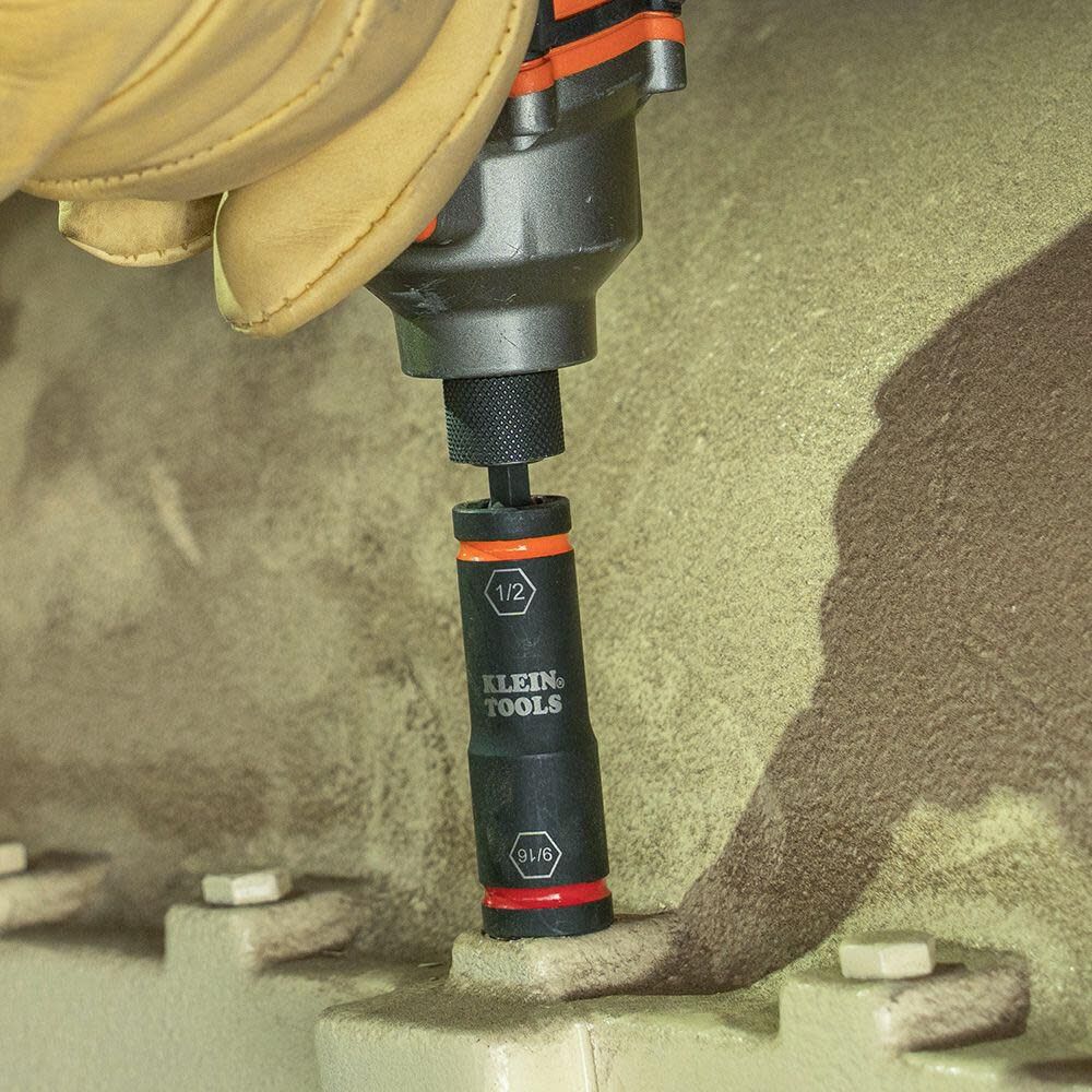 Klein Tools Flip Impact Socket 9/16in X 1/2in, large image number 3