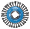 Bosch 4-1/2 Inch Wheel Dia. X-LOCK Arbor Carbon Steel Stringer Bead Knotted Wire Wheel, small image number 1