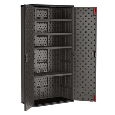 Suncast Mega Tall Storage Cabinet - 4 Shelf, large image number 1