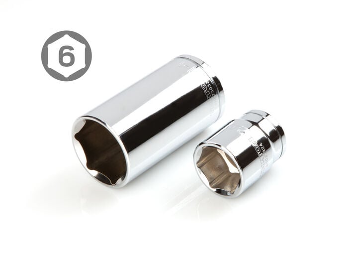 Tekton 1/2 Inch 6 Point Socket and Ratchet Set, 3/8 - 1-5/16 Inch, 10-32 mm, large image number 4