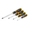 GEARWRENCH 4 Pc Pozidriv Dual Material Screwdriver Set, small