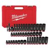 Milwaukee 3/8inch Drive SAE & Metric Deep 6 Point 43pc, small image number 1
