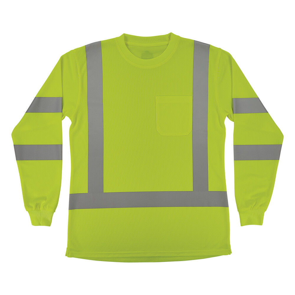Ergodyne GloWear 8374 Womens Essential Class 3 Long Sleeve Shirt, large image number 7