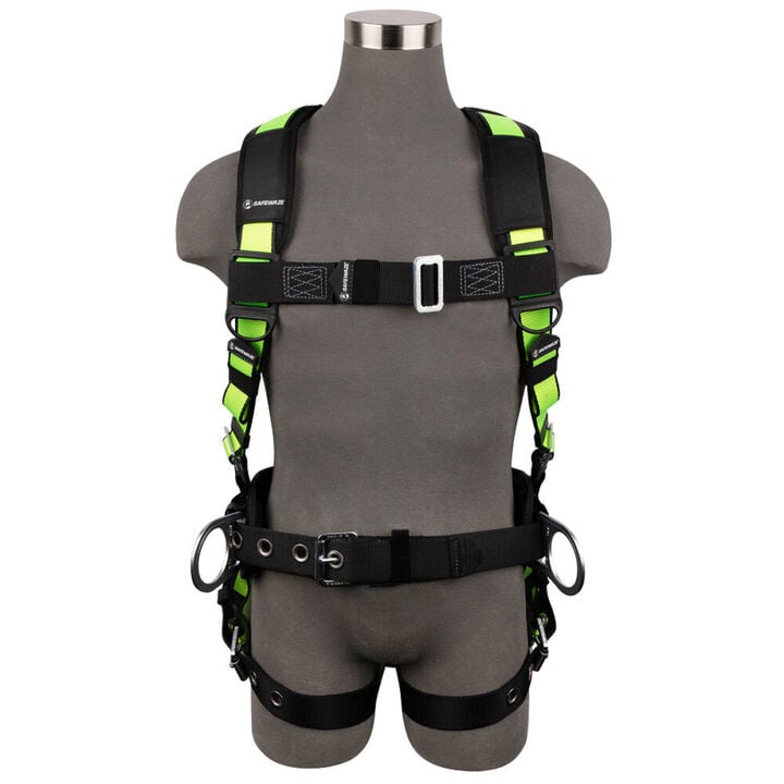 Safewaze PRO Construction Harness with 3D MB Chest