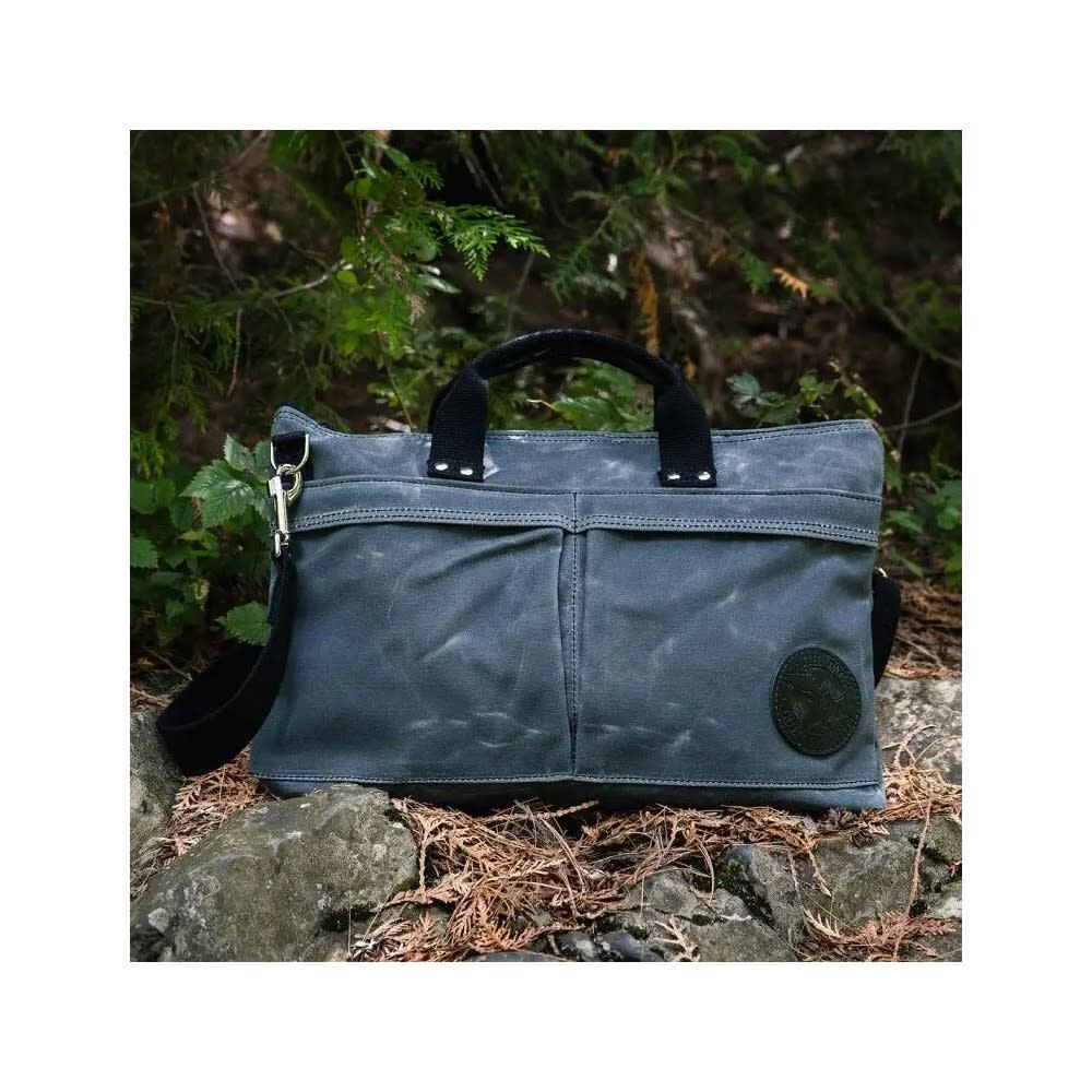 Duluth Pack Navy Nylon Lined City Briefcase, large image number 2