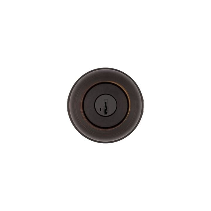 Kwikset Venetian Bronze Signature Series Keyed Entry Juno Door Knob, large image number 3