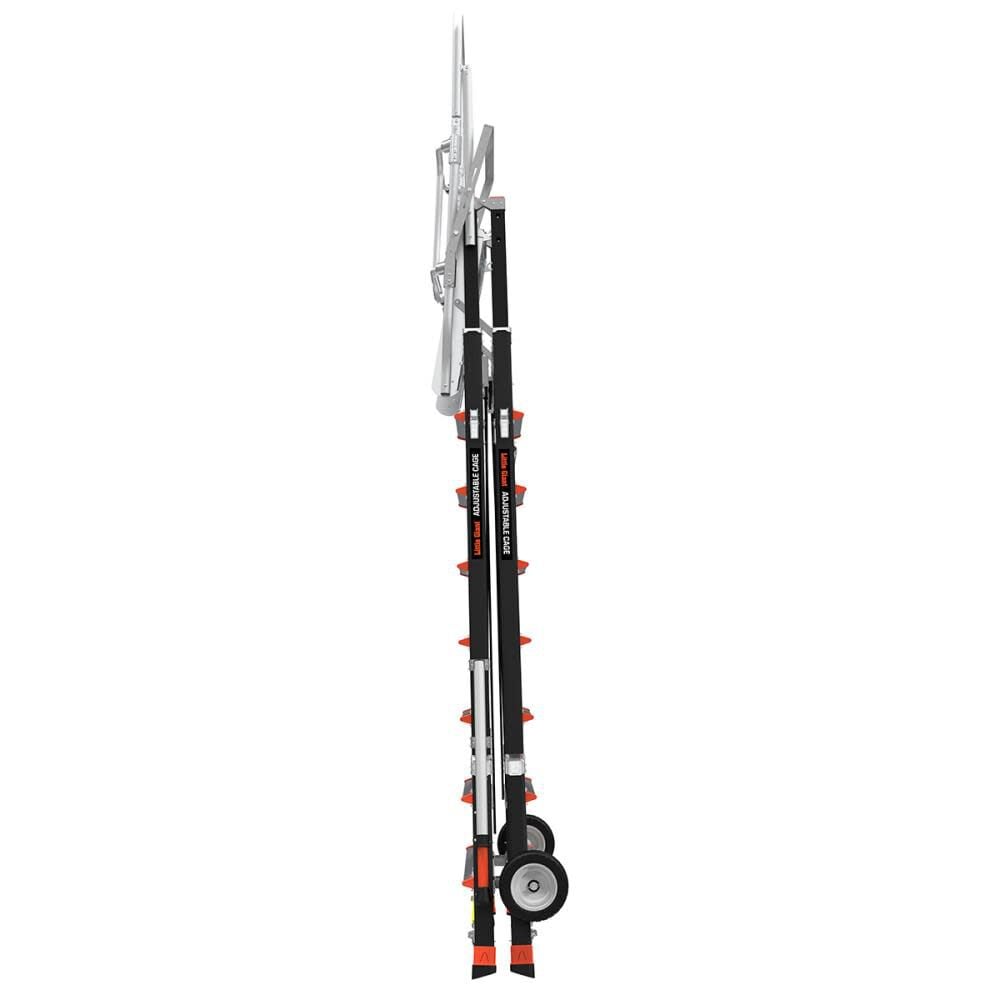 Little Giant Safety Cage Model 8 Ft. to 14 Ft. IAA FG with All Terrain Wheels and Wheel Lift, large image number 9