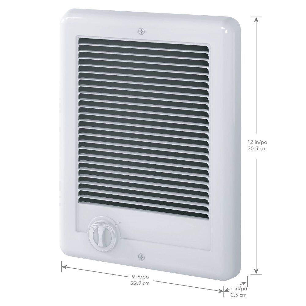 Cadet Com-Pak CSC152TW 5120 BTU 1500W or 1125W Electric Fan-Forced Heater, large image number 2