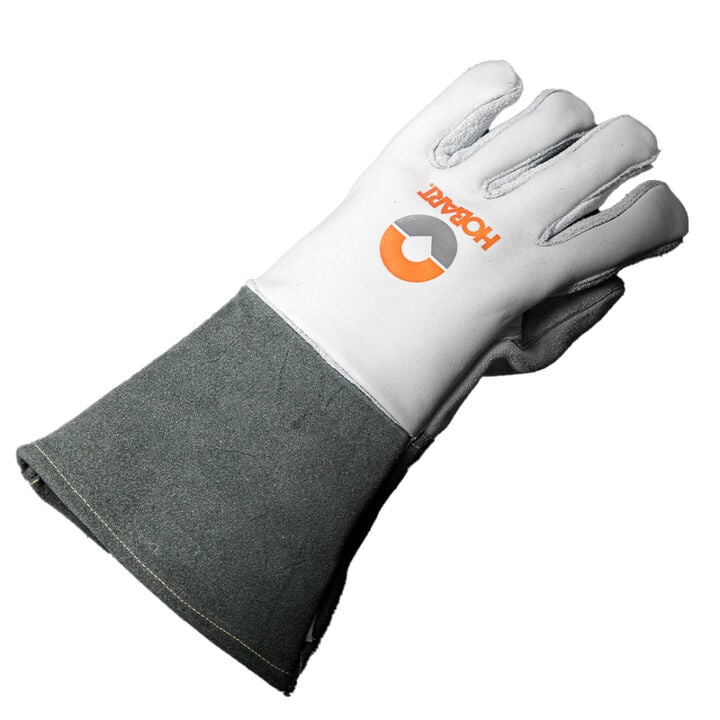 Hobart Stick Welding Gloves, Gray, Medium, large image number 1