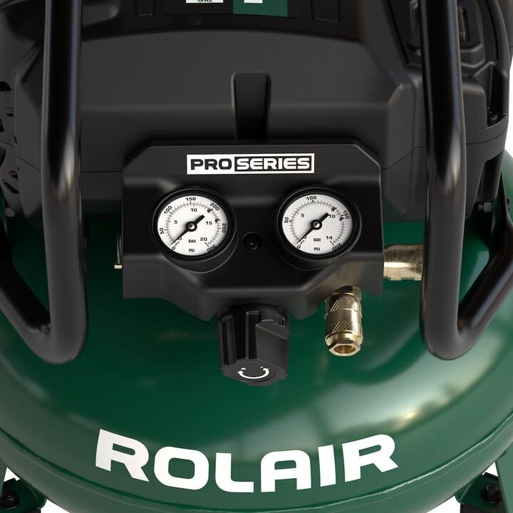 Rolair PRO 1.3HP 6 Gallon 200 PSI Portable Air Compressor, large image number 7