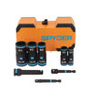 Spyder 1/4 & 3/8 Inch Drive SAE Flip Socket Set with 3 Inch Extension, 8 Pieces, small image number 1