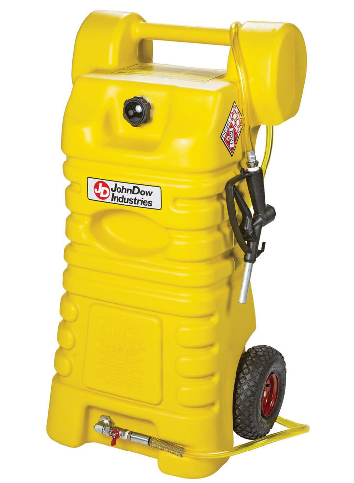 Johndow 25 Gallon Poly Portable Diesel Fuel Caddy