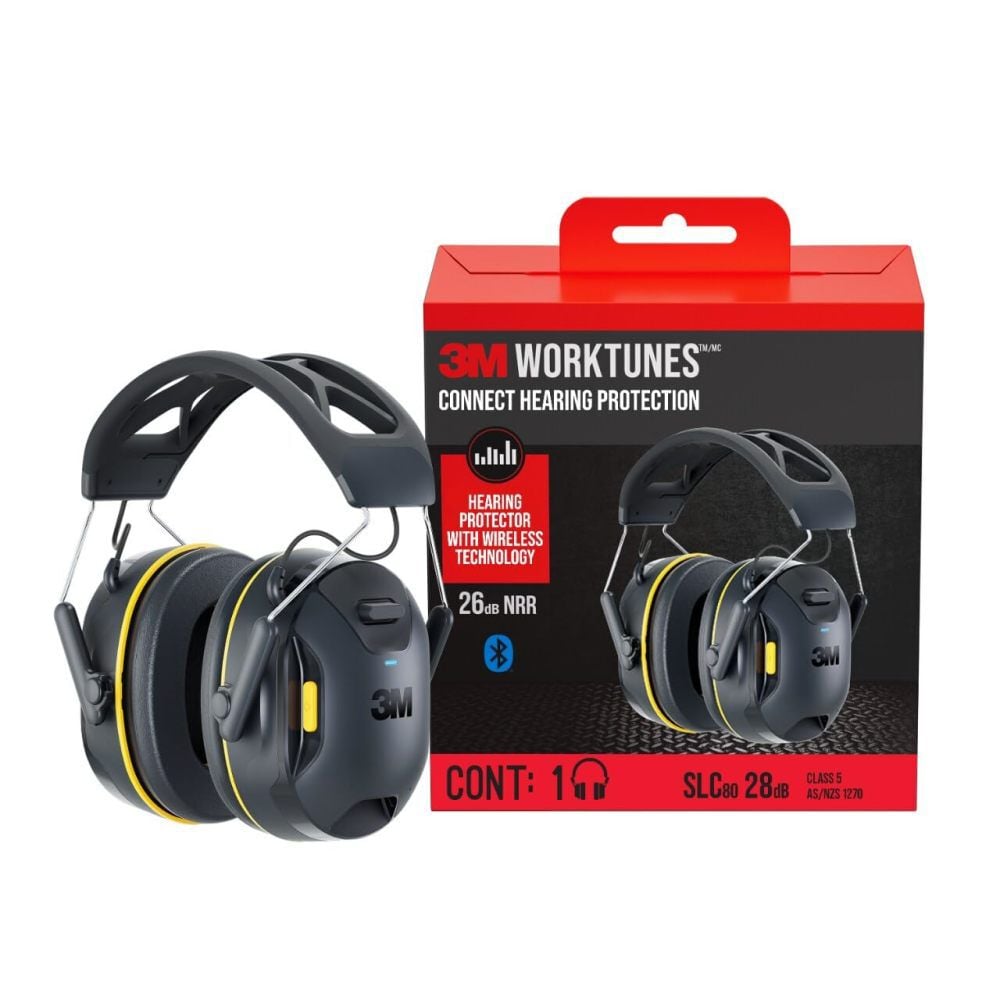3M WorkTunes Connect 26 dB NRR Hearing Protector – 90570-DC