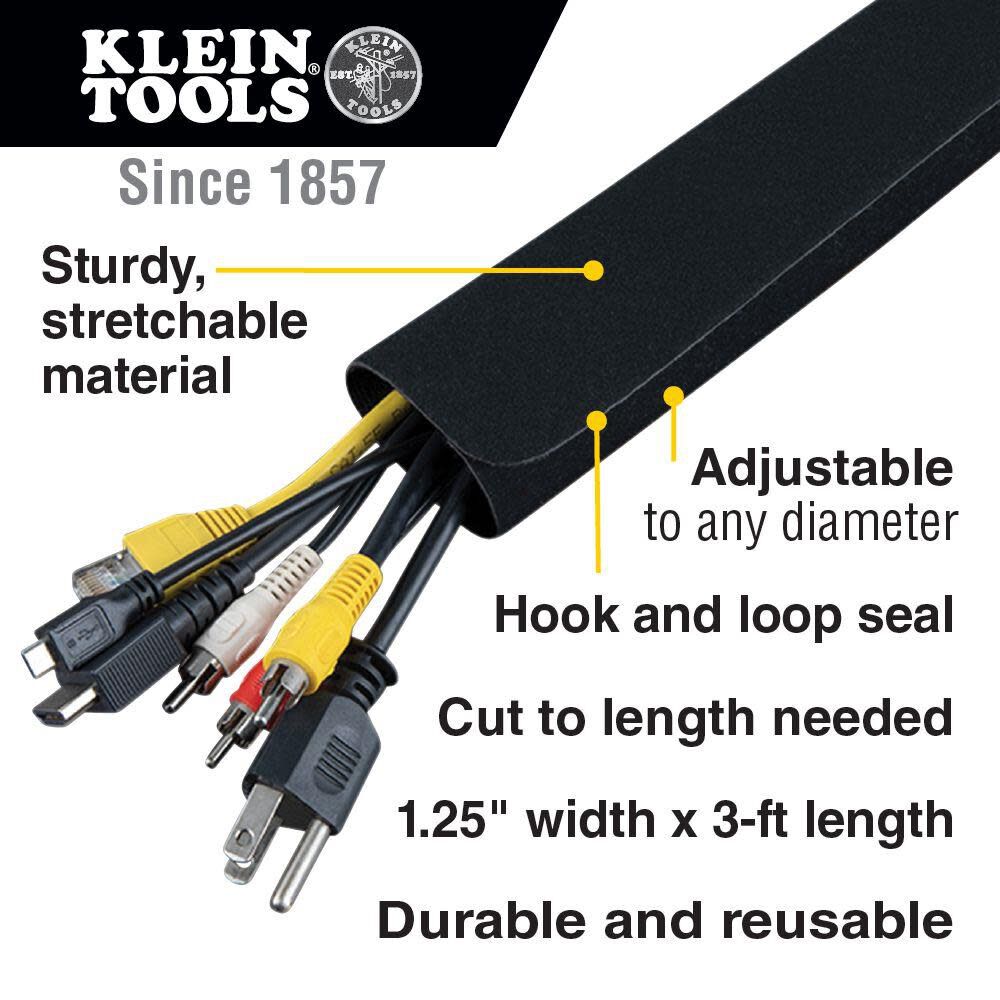 Klein Tools Cable and Wire Management Sleeves 2pk, large image number 2