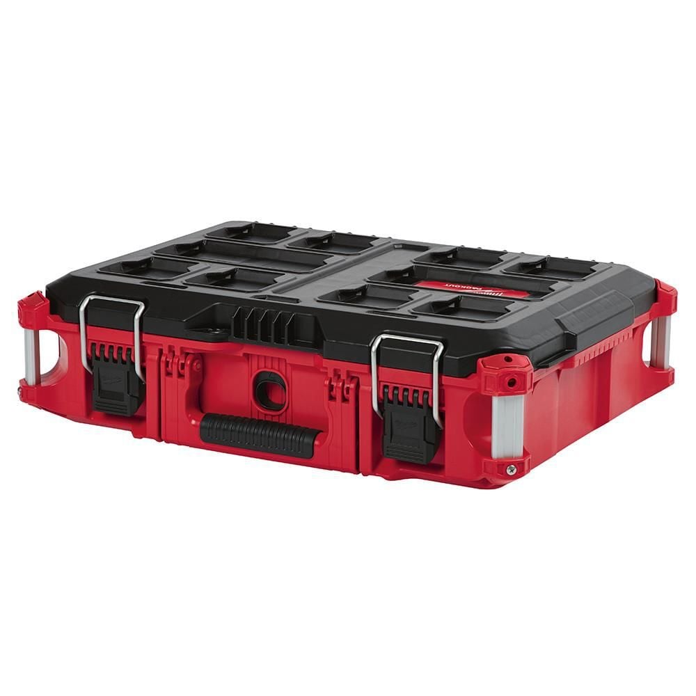 Milwaukee M12 Green 360-Degree 3-Plane Laser Kit, 165 Foot Laser Line Detector, 360 Laser Bracket, Laser Track Clip, PACKOUT Tool Box, & 72 Inch Laser Tripod, large image number 6
