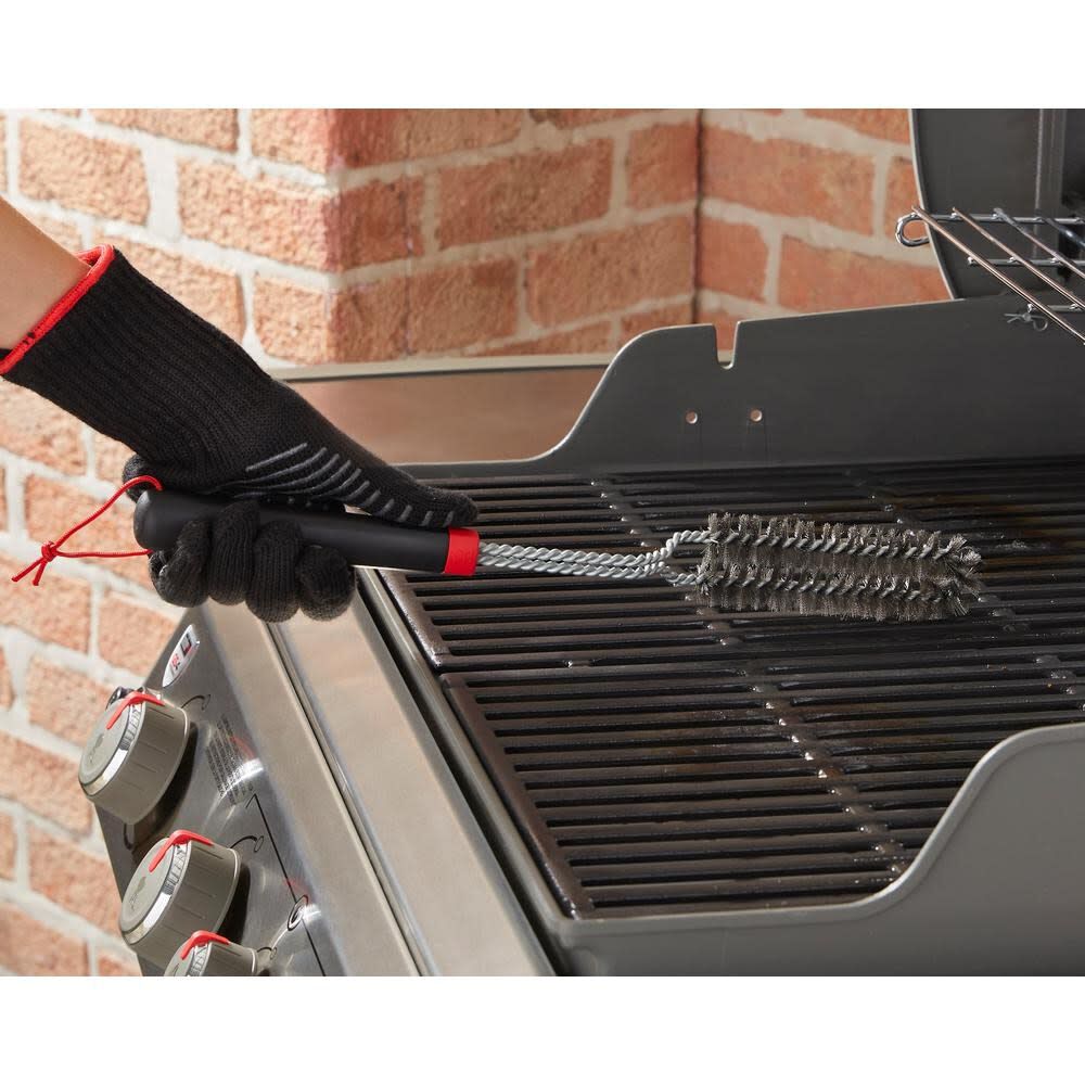 Weber 18in Non-Slip Handle Detail Grill Brush, large image number 6