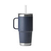 YETI Rambler 35 Oz Straw Mug with Straw Lid Navy, small image number 2