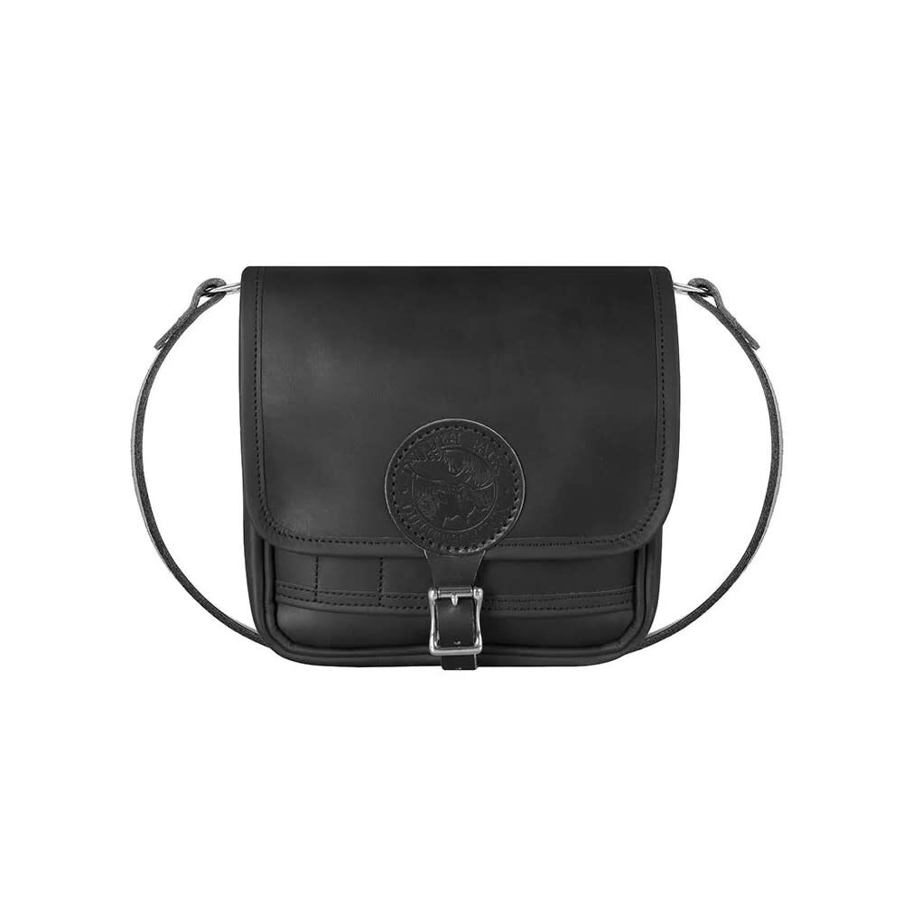 Duluth Pack Black Leather Conceal Carry Haversack, large image number 1