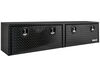 Buyers Products Company 18x16x96 Inch Gloss Black Diamond Tread Aluminum Topsider Truck Box, small image number 1