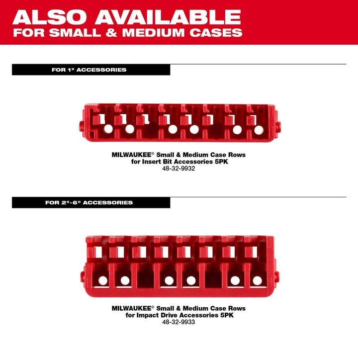 Milwaukee Customizable Medium Compact Case for Impact Driver Accessories, large image number 4