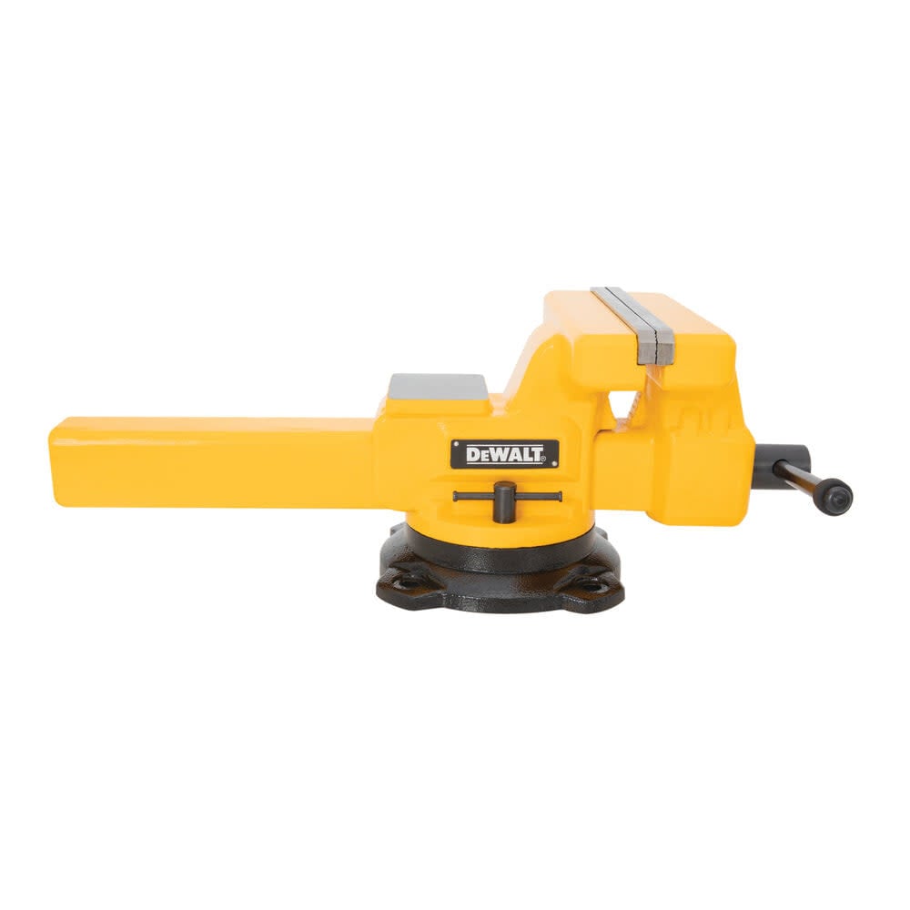 DEWALT 10 Inch Swivel Base Bench Vise with Anvil, large image number 2