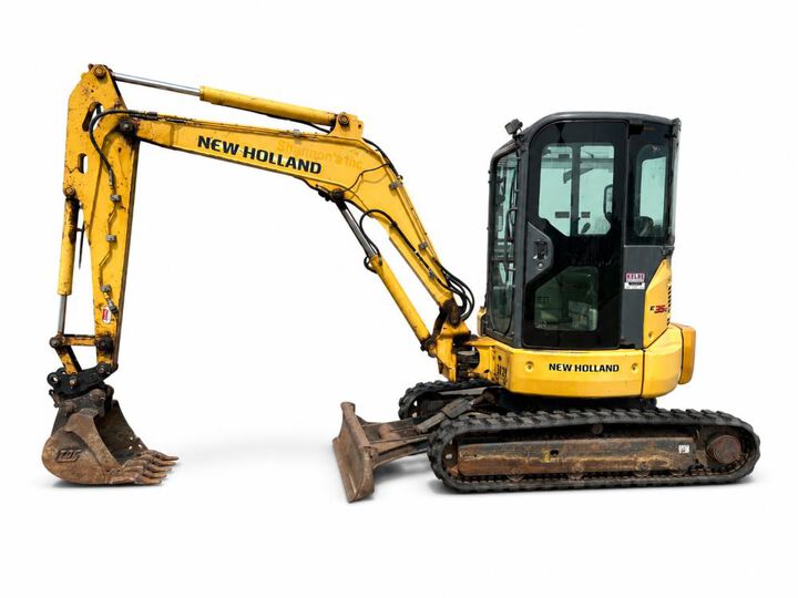 New Holland E35B 28.4HP Diesel Compact Excavator Used 2016
