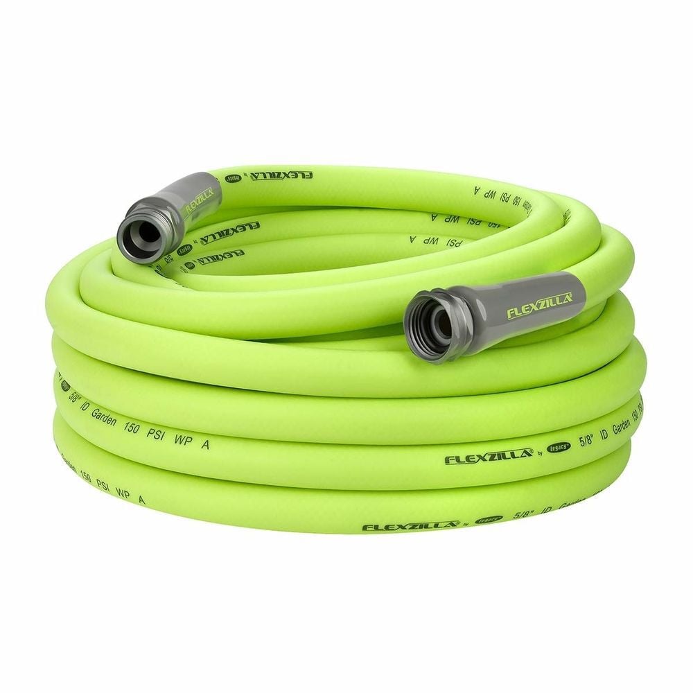 Flexzilla 5/8in x 50' ZillaGreen Garden Hose with 3/4 GHT ends, large image number 1