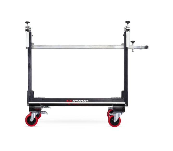 Armorgard LoadAll 1650 Lb Working Load Drywall Cart, Black and Gray, large image number 6