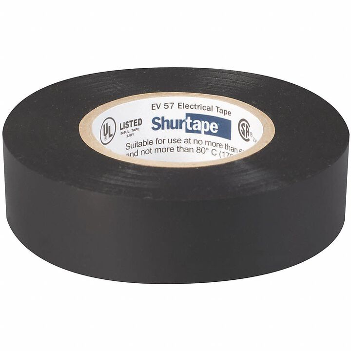 Shurtape EV 57 BLK Electrical Tape Black, large image number 3