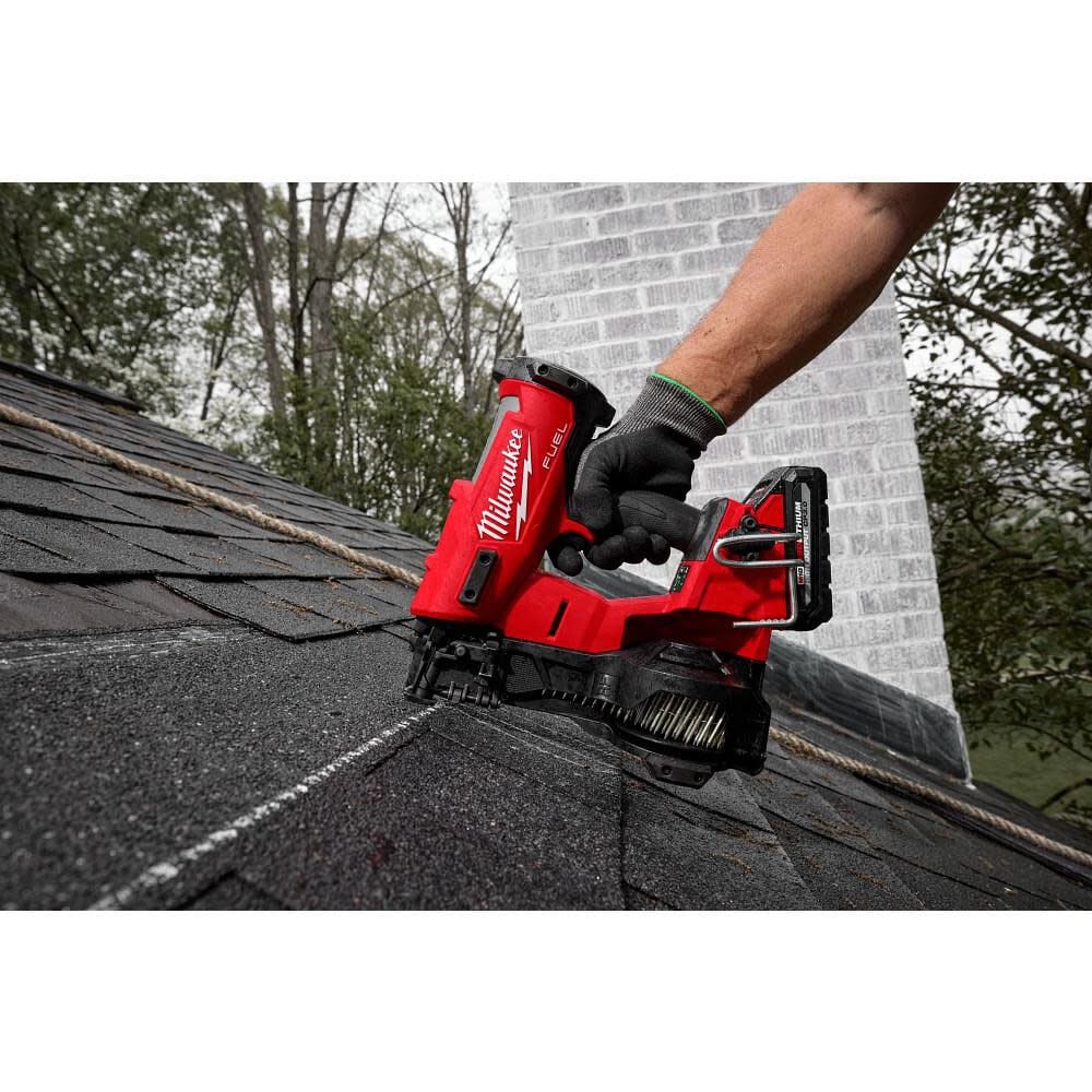 Milwaukee M18 FUEL Coil Roofing Nailer & Replacement Rubber Wear Pads Bundle, large image number 8