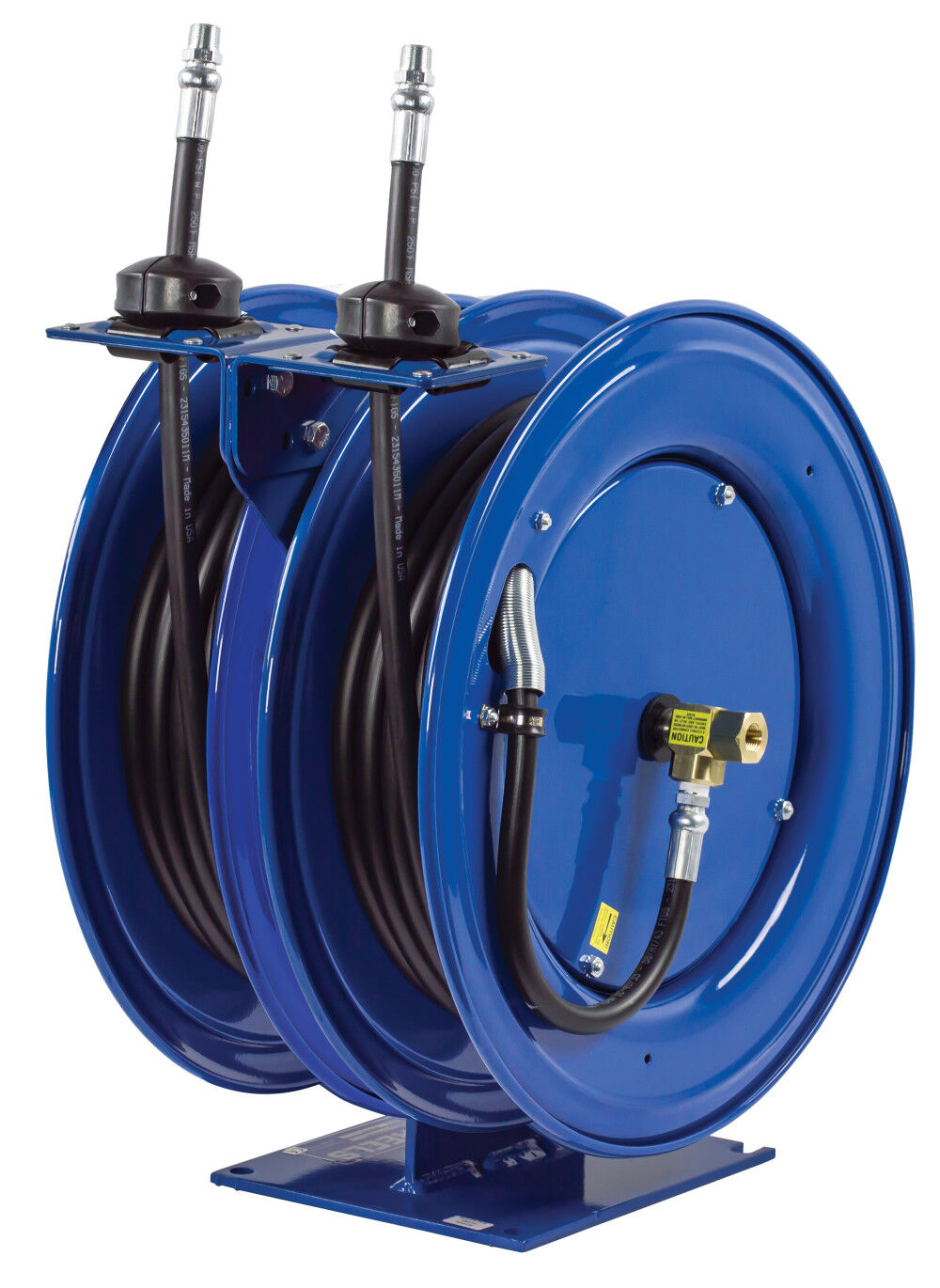 Coxreels Dual Purpose Spring Driven Hose Reel 1/2in x 30' 3000PSI, large image number 1