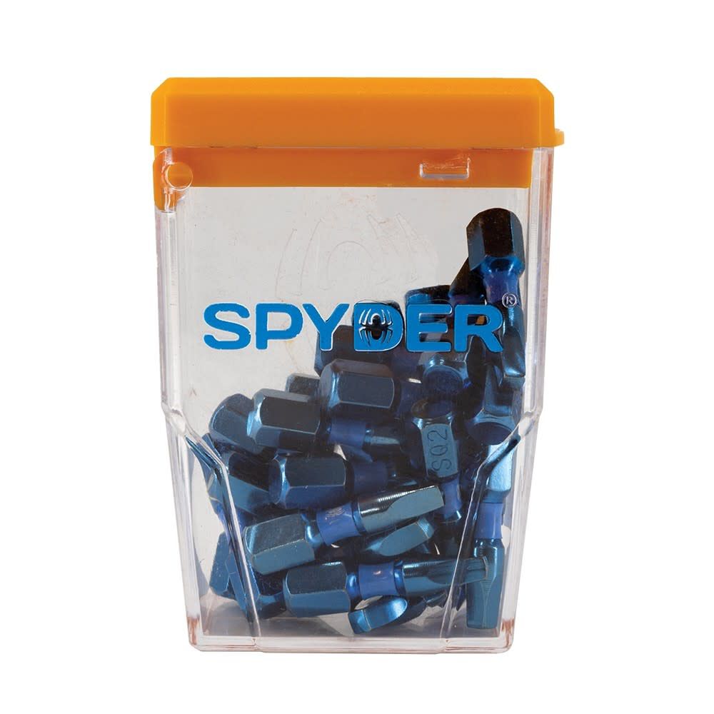 Spyder 1 Inch SQ2 Impact Driver Bit, 25 Pieces, large image number 1