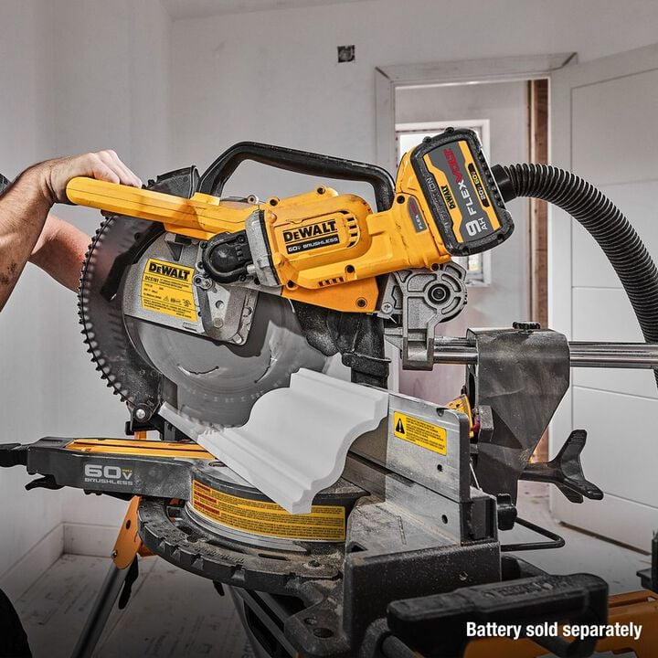 DEWALT 60V 12'' Sliding Miter Saw (Bare Tool), large image number 5