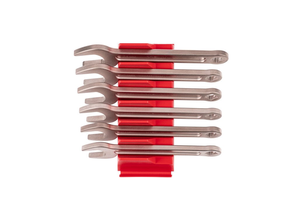 Tekton Service Wrench Set with Modular Organizers 6 Piece 19 - 24 mm - WSE95200