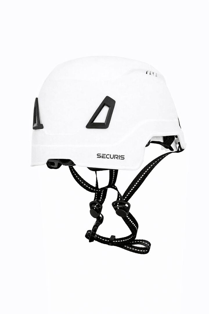 SECURIS Type II Class C Construction Grade Micro-Brim Hard Hat White, large image number 4