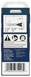 Bosch 14 x 1/2in Carbide Tipped Dovetail Router Bit, small image number 4