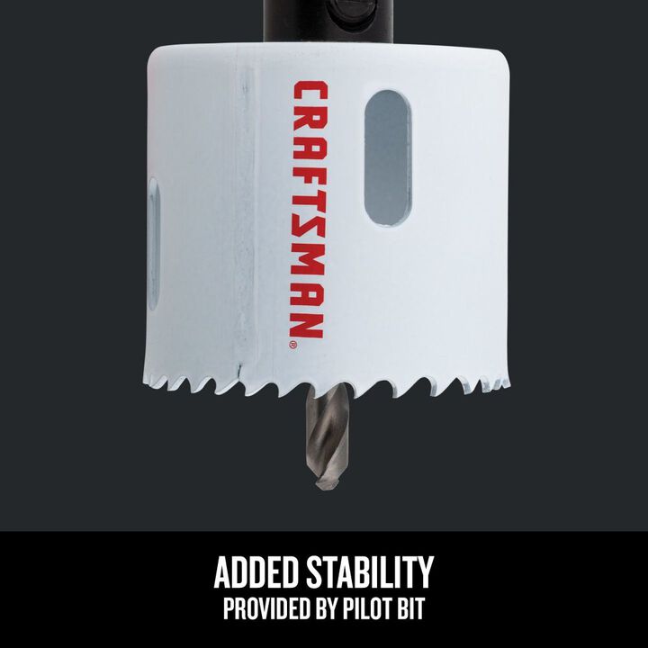 CRAFTSMAN 2-in Bi-Metal Hole Saw With Arbor, large image number 4