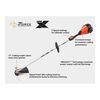 Echo eForce 56V 17in String Trimmer Battery Powered Straight Shaft 5Ah Kit, small image number 4