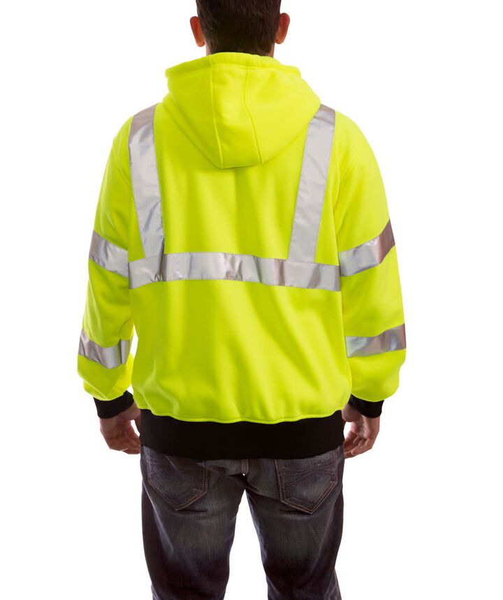 Tingley Job Sight Zip-Up Hoodie Hi-Vis XL, large image number 1